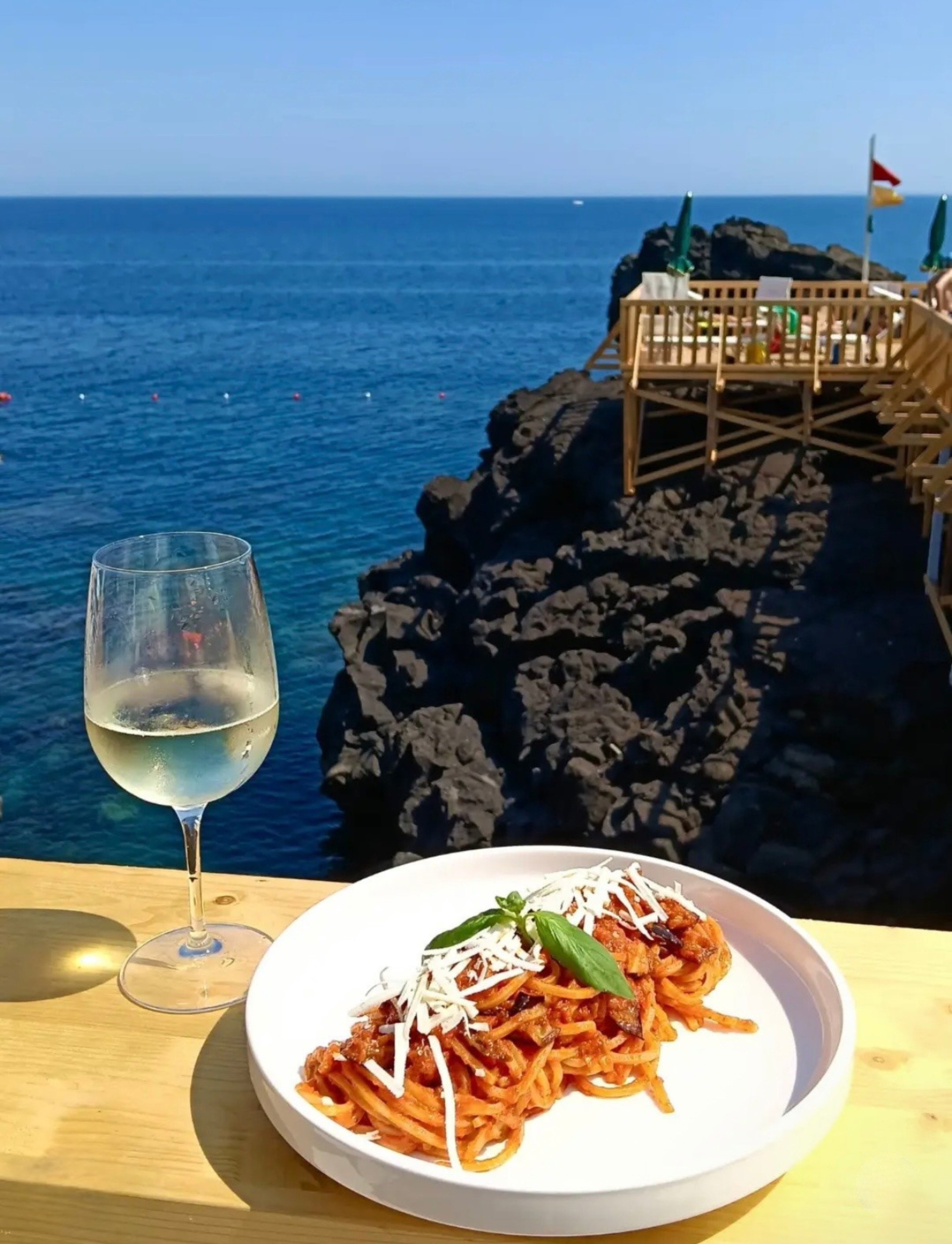 Piatto della cucina del Lido Grotta Smeralda